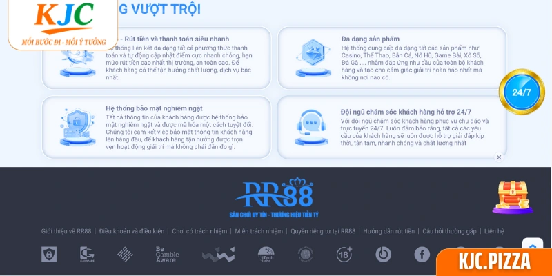 Những dịch vụ hỗ trợ tuyệt vời tại nền tảng